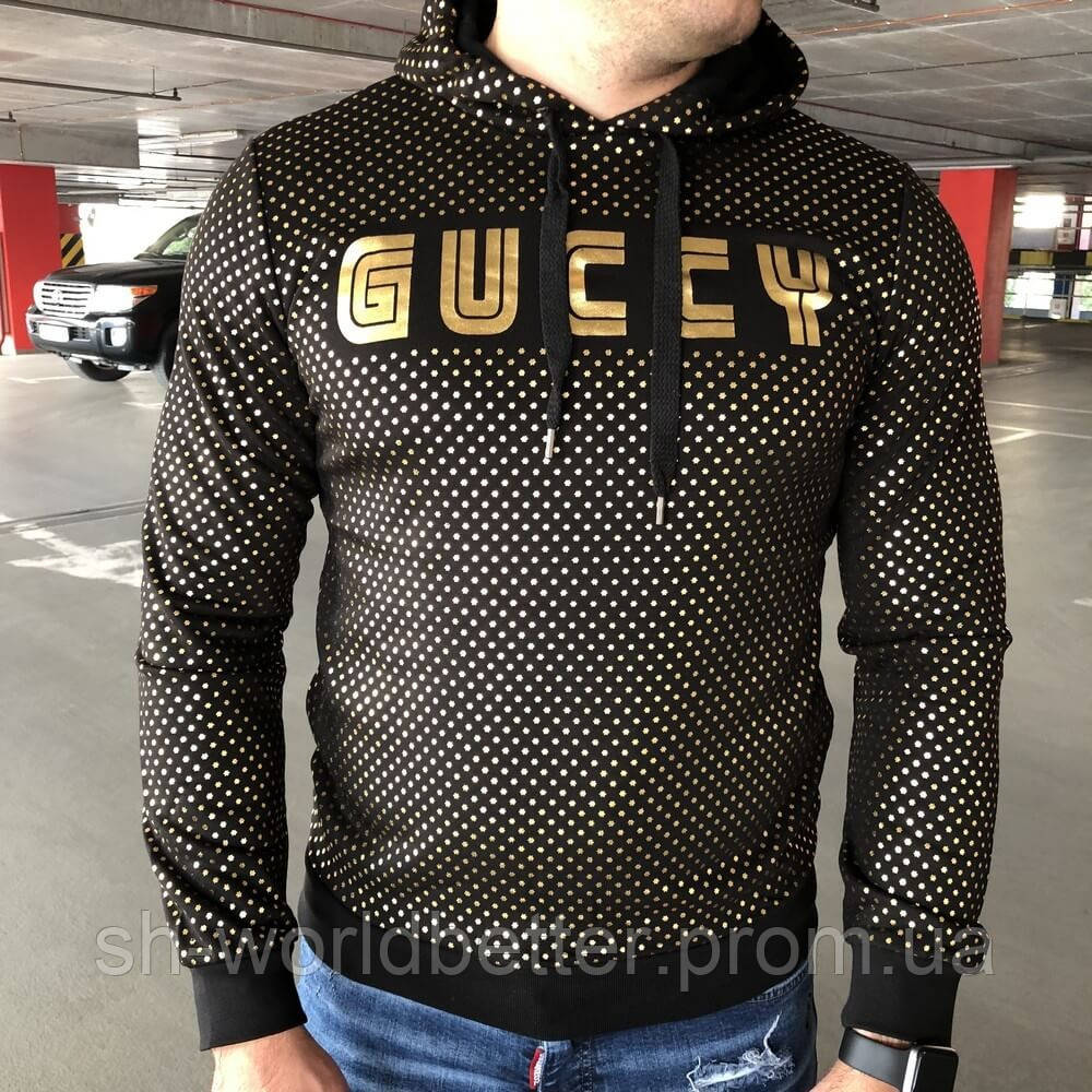 Gucci Sweathirt Golden Stars Black, цена 1000 - Prom.ua (ID#1518284298)
