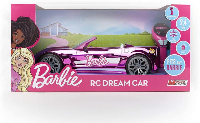 Barbie Блестящий Гламурный кабриолет Барби на радиоуправлении Машинка на ру RC Dream Car Cabrio Glamour