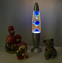 Лава лампа с парафином 35 см ночник светильник восковая лампа Magma Lamp парафиновая лампа, фото 3