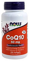 CoQ10 50 mg NOW, 200 капсул