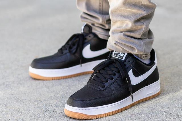 Nike air force 1 black white gum outlet