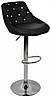 Барний стілець для візажу B-0741 Хокер стільчик для візажиста високий чорного кольору, фото 2