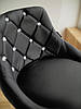 Барний стілець для візажу B-0741 Хокер стільчик для візажиста високий чорного кольору, фото 7
