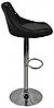 Барний стілець для візажу B-0741 Хокер стільчик для візажиста високий чорного кольору, фото 9