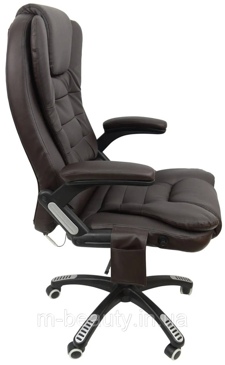 Педикюрное кресло для педикюра с МАСАЖЕМ педикюрные кресла для бровиста M-8025 КОРИЧНЕВЫЙ