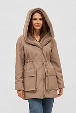Женская двухсторонняя куртка-шубка размеры: 44-52, фото 2
