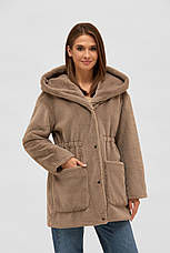 Женская двухсторонняя куртка-шубка размеры: 44-52, фото 3