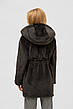 Женская двухсторонняя куртка-шубка размеры: 44-52, фото 5