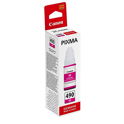 Чернила для принтера Canon GI-490, Magenta, G1400/G2400/G3400, 70 ml, OEM (0665C001), краска кенон, фото 2