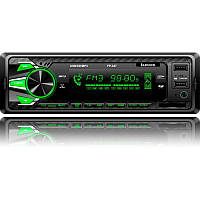 Магнітола-FM "Fantom" - FP-327 - (Black/Green)/USB/SD/усил. кач.звуку/4x50W