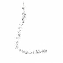 Декоративна гілка "Срібло" на листі" (2010-160), Elisey