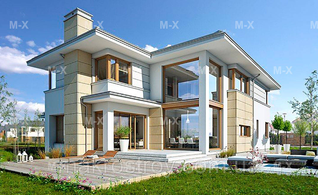 Современный Двухэтажный Дом Фото Современный Двухэтажный Дом Фото