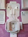 Оригинальные наушники Apple EarPods A1748  Lightning с пультом Д/У, фото 5