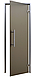 Стеклянная дверь для хаммама Tesli Анталия 700х1900 мм закаленное стекло порозрачная бронза, фото 2