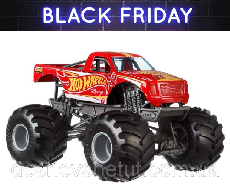 

Hot Wheels Monster Truck Hot Wheels Racing 3 GCX14 1:24 Монстер Трак Монстер Джем Monster Jam Mattel, Красный