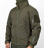 CamForma Куртка Soft Shell STALKER OLIVE URBAN ARMOR VELCRO, фото 2