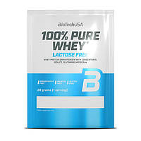 Протеин BioTech 100% Pure Whey, 28 грамм Клубника
