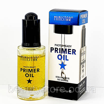 Матирующее масло-праймер для лица под макияж MINISTAR Primer Oil Photo Ready, 35мл, фото 2