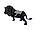 Мангал розбірний Лев 3D. Мангали у вигляді тварин, фото 3