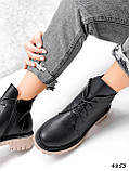 Ботинки женски Artik черные 4853 кожа ЗИМА, фото 7