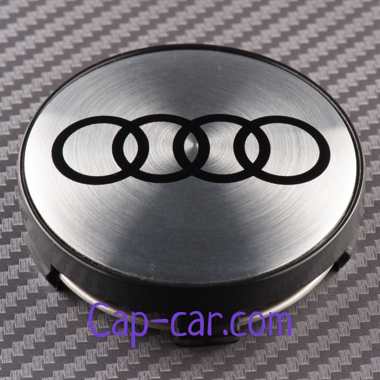 Колпачки, заглушки для  дисков с эмблемой Audi (Ауди). 56/60мм.