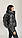 Жіноча зимова куртка з екошкіри з коміром стійкою коротка на блискавці і кнопках (р. S-XL) 4001714, фото 9