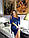 Длинное вечернее платье из люрекса с открытой спиной и разрезом на ноге блестящее (р. 42, 44) 36PL3056, фото 3