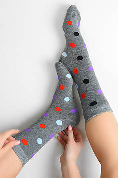 Шкарпетки жіночі теплі сірі розмір 36-41 Алена 139485T