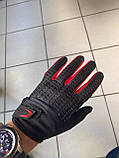 Велосипедные перчатки RockBros гелиевые красный, размер L, фото 4