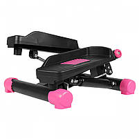 Степпер поворотний (міні-степпер) SportVida SV-HK0358 Black/Pink, фото 3