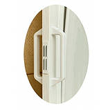Двері-гармошка 04 міжкімнатні, глухі, складні, розсувні, пластикова, фото 3