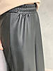 Палаццо брюки для девочки подростков экокожа широкие черного цвета №7.30, фото 5