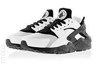 Чоловічі Кросівки Nike Huarache "White Black" - "Білі Чорні" (Копія ААА+), фото 1