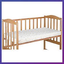 Матрац для дитячого ліжечка Солодких Снів Gold Comfort Elite (кокос поролон кокос) 10 см білий