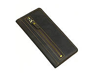 Жіночий гаманець купюрник GS коричневий, фото 1
