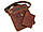 Мужская сумка планшетка GS кожаная 22*20*3 см коньячная, фото 6