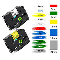 Лента для принтера этикеток Brother P-Touch TZe-651 black on yellow 24 мм 8 м, фото 2
