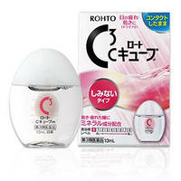 Японские экстраувлажняющие минеральные капли для чувствительных глаз Rohto C3 Cube Aqua Charge Eye Drops 13мл