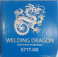 Проволока флюсовая для сварки без газа welding dragon d0,8 1кг