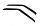 Ветровики (2 шт, DDU) Mercedes Sprinter 1995-2006 гг. TMR Дефлекторы окон (ветровики) Мерседес Бенц Спринтер, фото 4