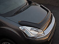 Дефлектор капота длинная (EuroCap) Peugeot Partner Tepee 2008-2018 гг. TMR Дефлектор на капот (Мухобойка) Пежо, фото 1
