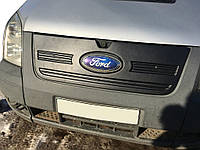 Ford Transit 2006-2014 Зимняя решетка радиатора матовая TMR Зимние накладки Форд Транзит, фото 1