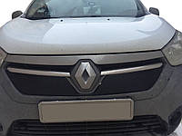 Renault Dokker 2013↗ Зимняя решетка Матовая TMR Зимние накладки Рено Доккер, фото 1