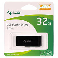 Флешка Apacer USB 32Gb AH350 Black AP32GAH350B-1 896858 купить оптом в интернет магазине