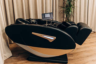 Кресло массажное с массажем шиацу xZero KZ12 Black -8 автоматических программ массажа с функцией прогрева