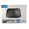 Охолоджуюча підставка для ноутбука Notebook Cooler Pad N136 Чорна, фото 7
