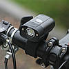 Ліхтар Велосипедний з зарядкою USB 018 велофара Чорний, фото 5