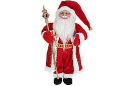 Новогодняя игрушка Санта Клаус /Дед Мороз, 45см, цвет - цвет - красный бархат