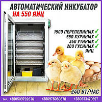 Автоматичний інкубатор на 550 яєць, фото 1