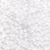 Новорічні буси на ялинку Springos d=8 мм 10 м Декоративні намистини на бобіні Ялинкові прикраси Білі, фото 3